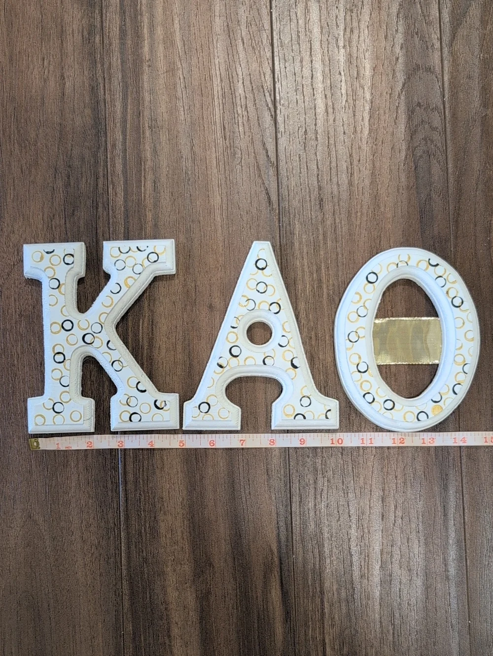 Kappa Alpha Theta Decorative Handmade Wall Letters 